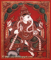 Ganesha Thanka