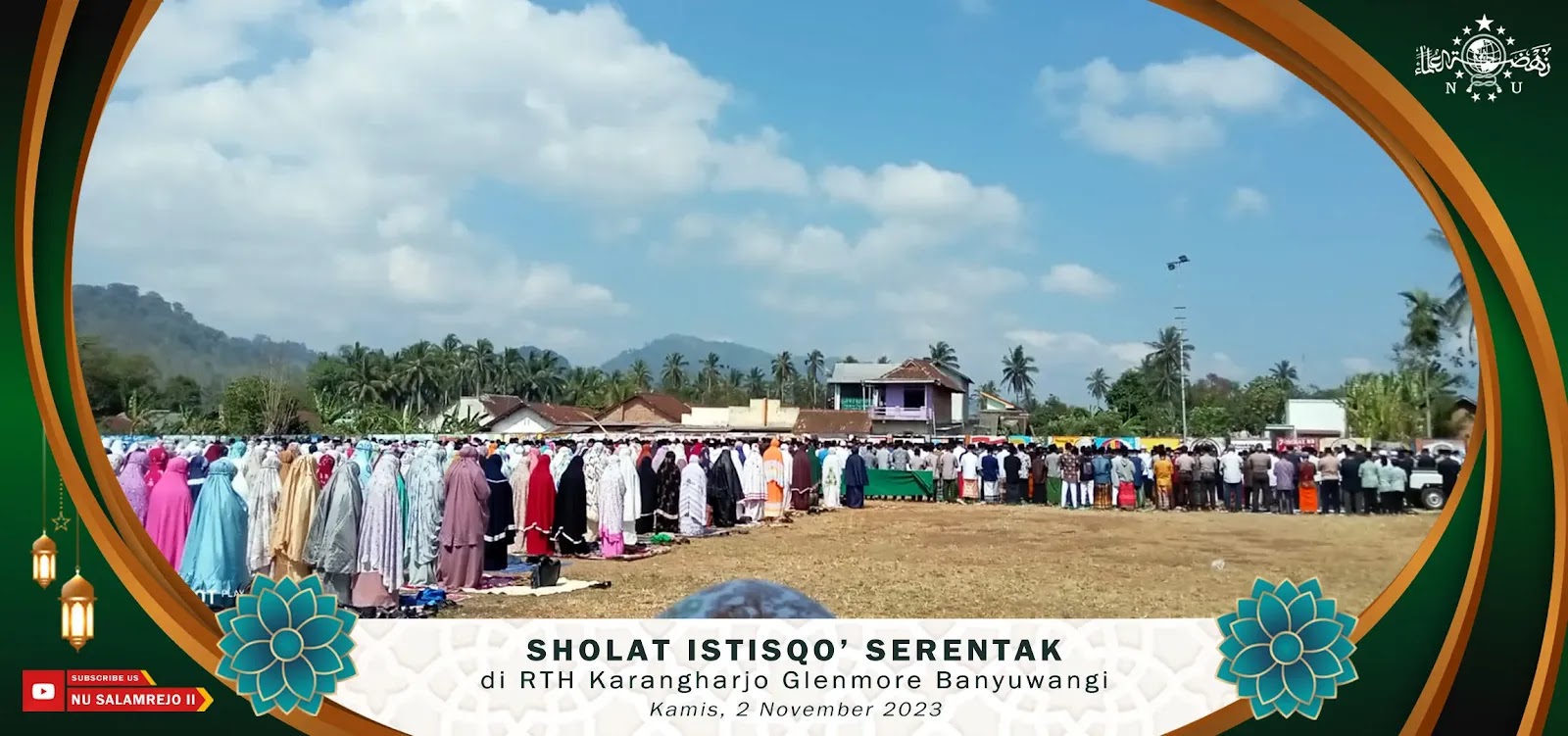 Sholat Istisqo' Serentak se-Kabupaten Banyuwangi