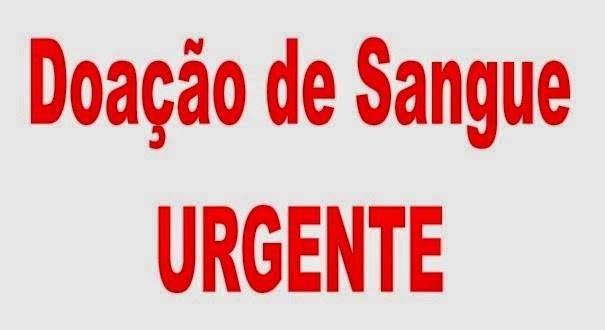 doação de sangue urgente