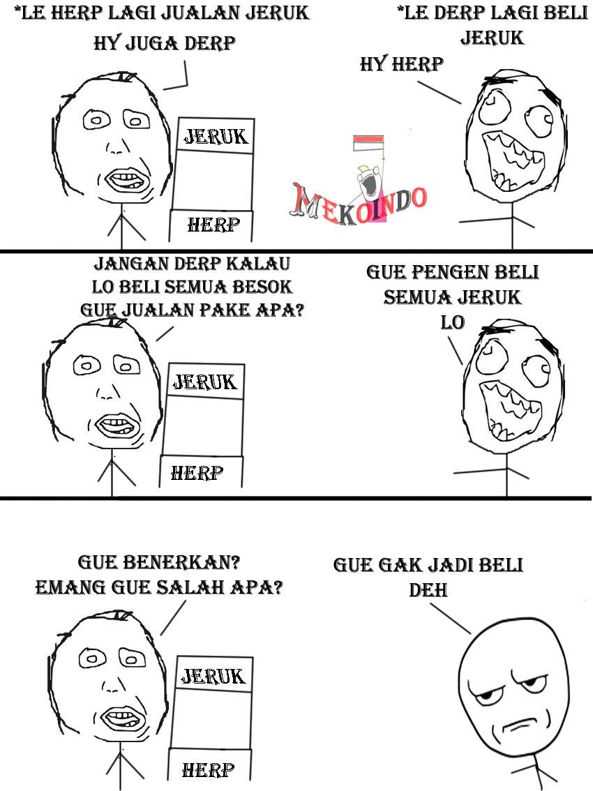 Herp Again Meme Rage Comic Indonesia