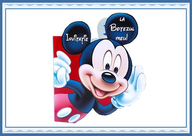 invitatie botez mickey mouse