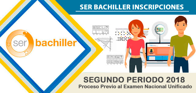 Inscripciones Examen Ser Bachiller 2018 segundo periodo Sierra