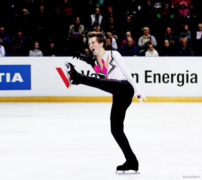 Photograph of figure skating champion Misha Ge of Uzbekistan