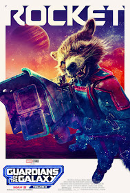 Guardians of the Galaxy Vol 3 Rocket poster