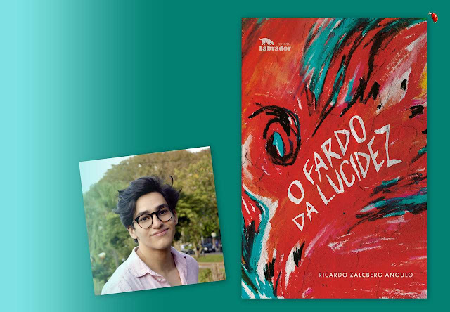 Autor Ricardo Zalcberg e capa do livro "O Fardo da Lucidez".