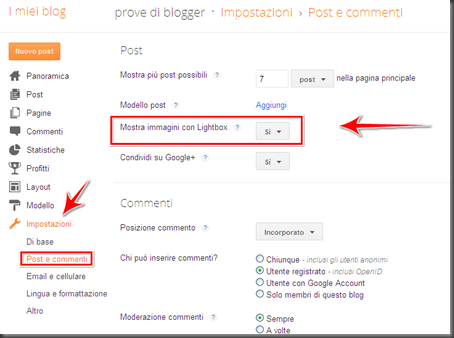 come vedere slideshow immagini foto post blog blogger