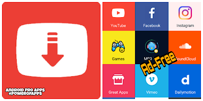 تطبيق تحميل الفيديوهات SnapTube للتحميل من اليوتيوب والفيس بوك وانستجرام واغللب مواقع الميديا