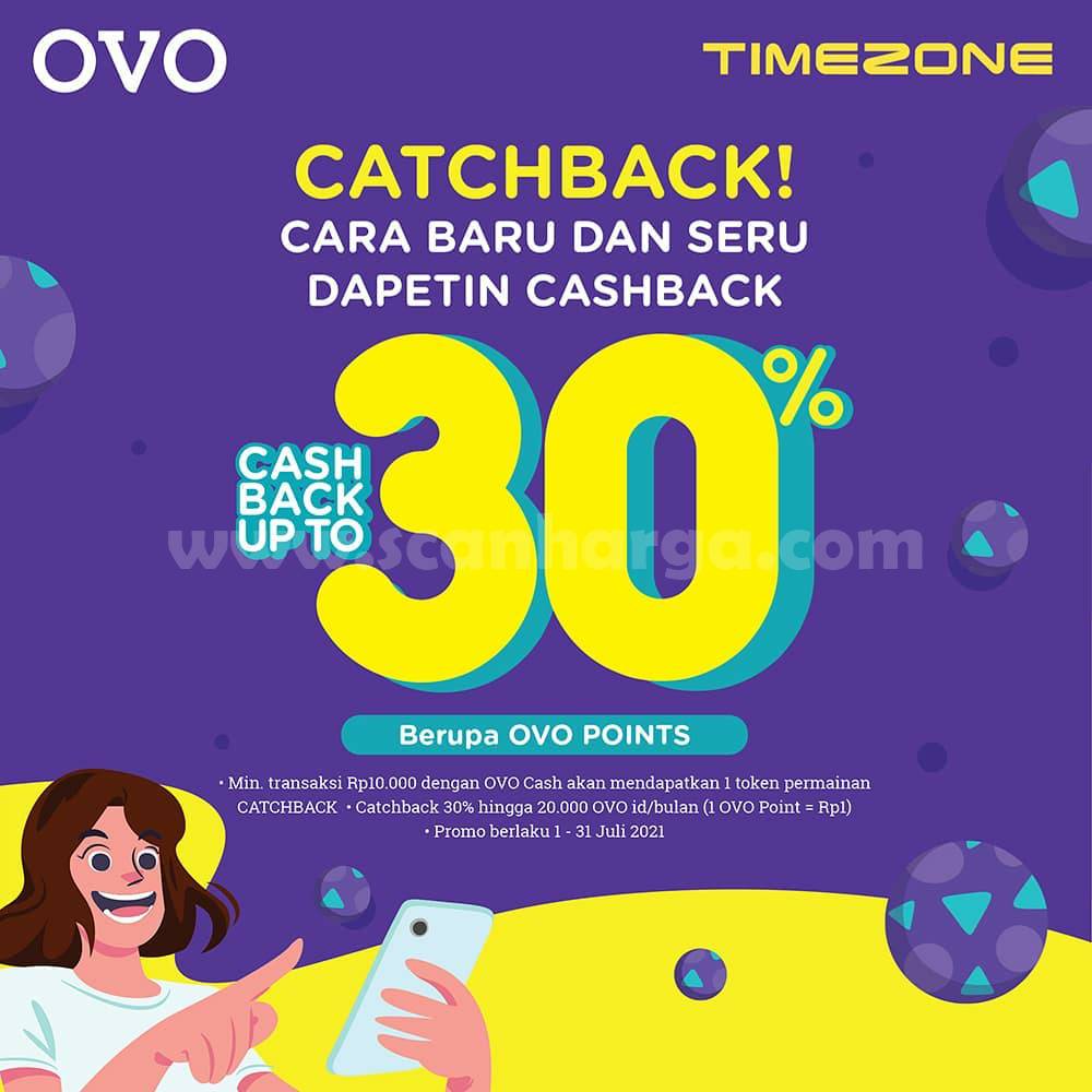 TIMEZONE Promo CASHBACK 30% Bayar Pakai OVO