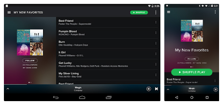 Spotify Music Player Premium For Android