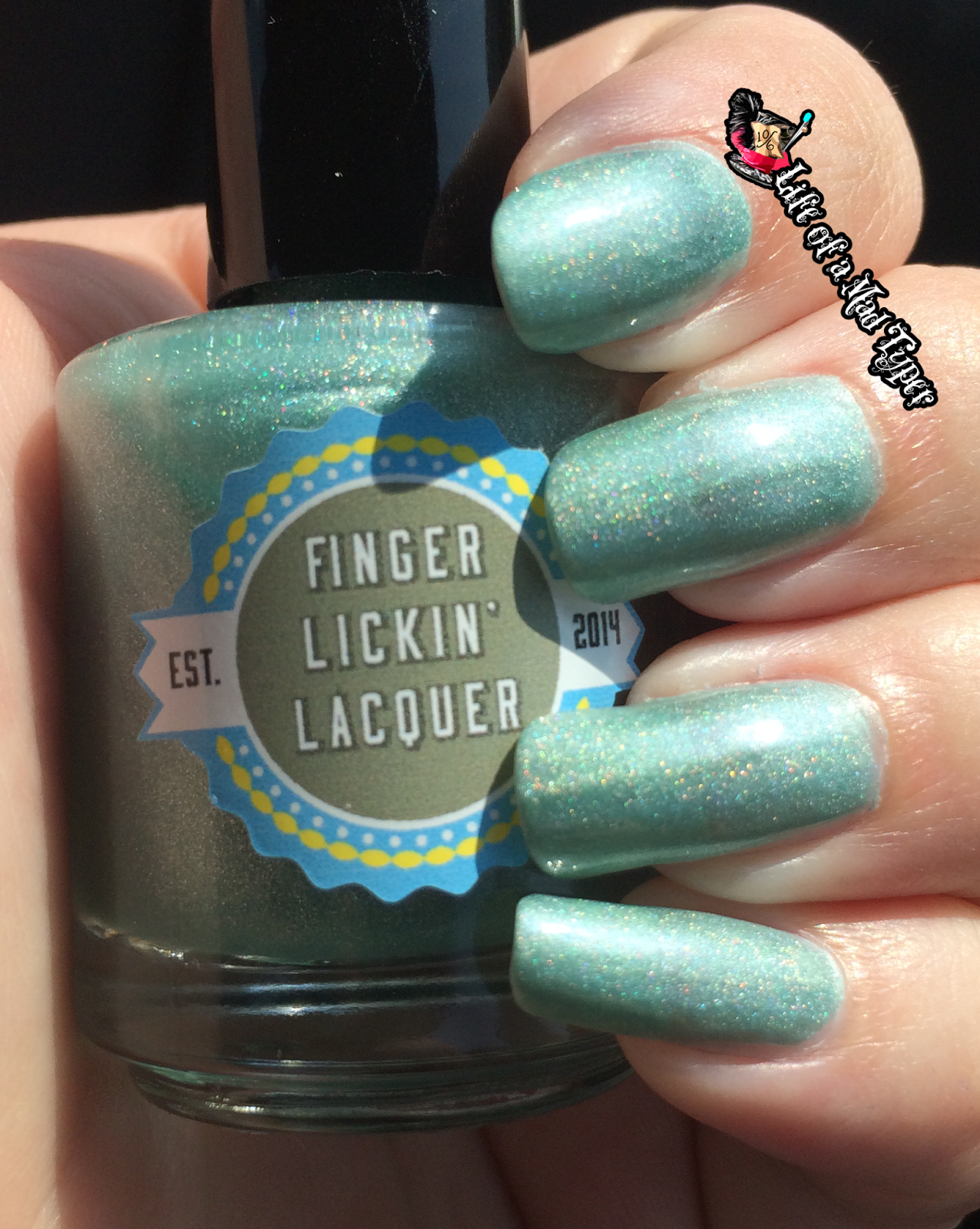 Finger lickin Lacquer Call me Meg from the Family don't end with Blood Collection Swatch and Review