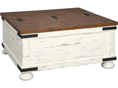 Farmhouse Square Storage Coffee Table