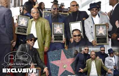 New Edition Has Been Honored With A Star On The Hollywood Walk Of Fame 