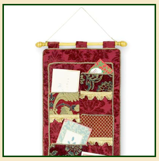 holiday card holder hanging