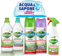 Logo Premiati con Citrosil HP e vinci 80 buoni spesa Acqua&Sapone e La Saponeria