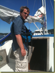 Niklas in the Sailboat