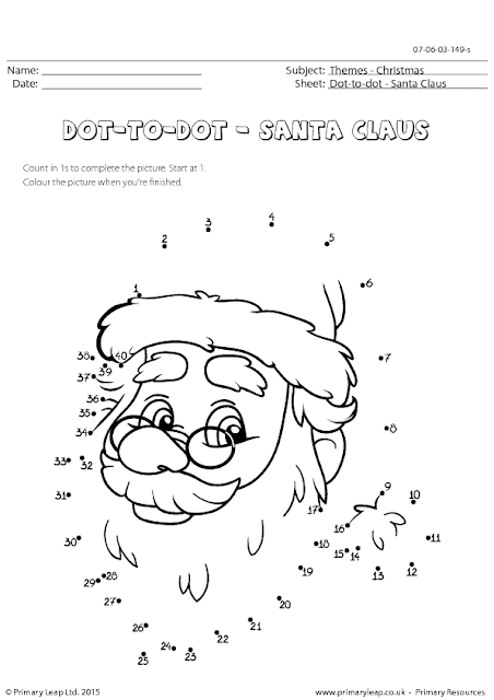 Santa Claus connect the dots 1