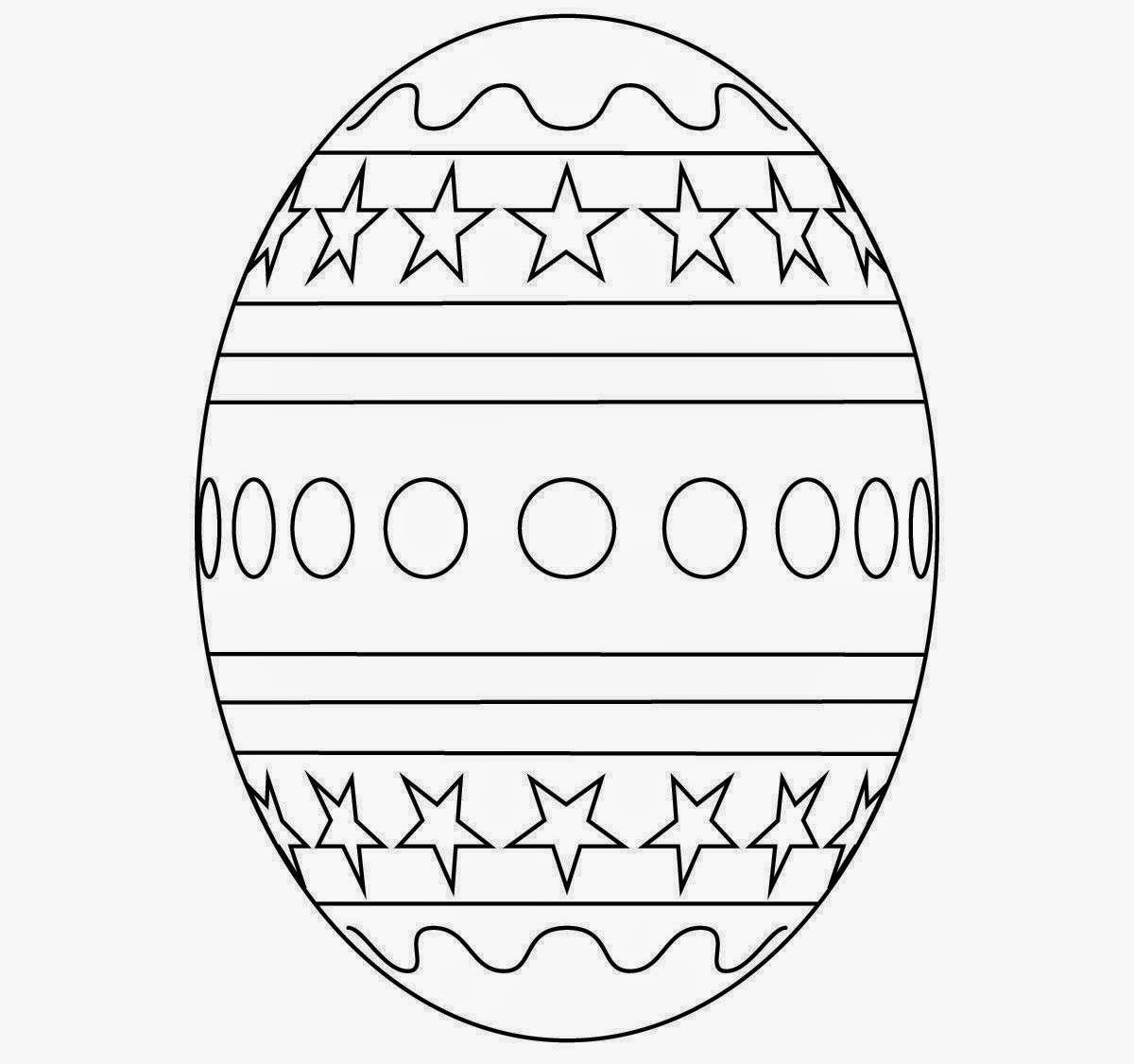 Printable Easter Egg For Kid Coloring Drawing Free wallpaper