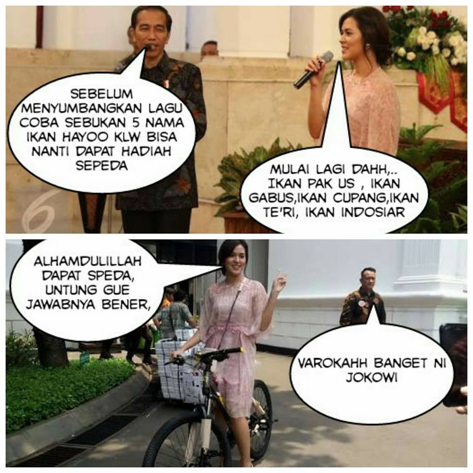 Viral Meme Raisa Memandang Jokowi Karena Pandangan Mautnya WAJIB BACA