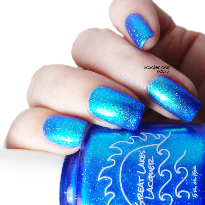 xoxoJen's swatch of Great Lakes Lacquer Michigan's Ice Caves