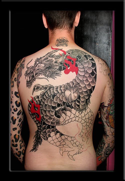 Dragon tattoo japanese tattoo style