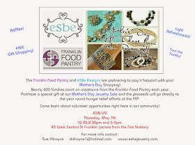 Mother’s Day Jewelry Sale at the Franklin Food Pantry