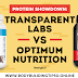 Transparent Labs VS Optimum Nutrition