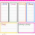 monday through friday schedule template calendar - weekly calendar template monday to friday example