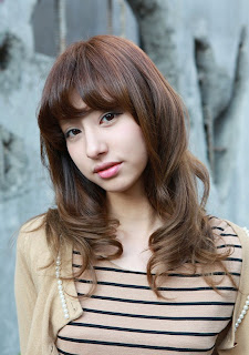 Long Korean Hairstyle for Asian Girls 2012