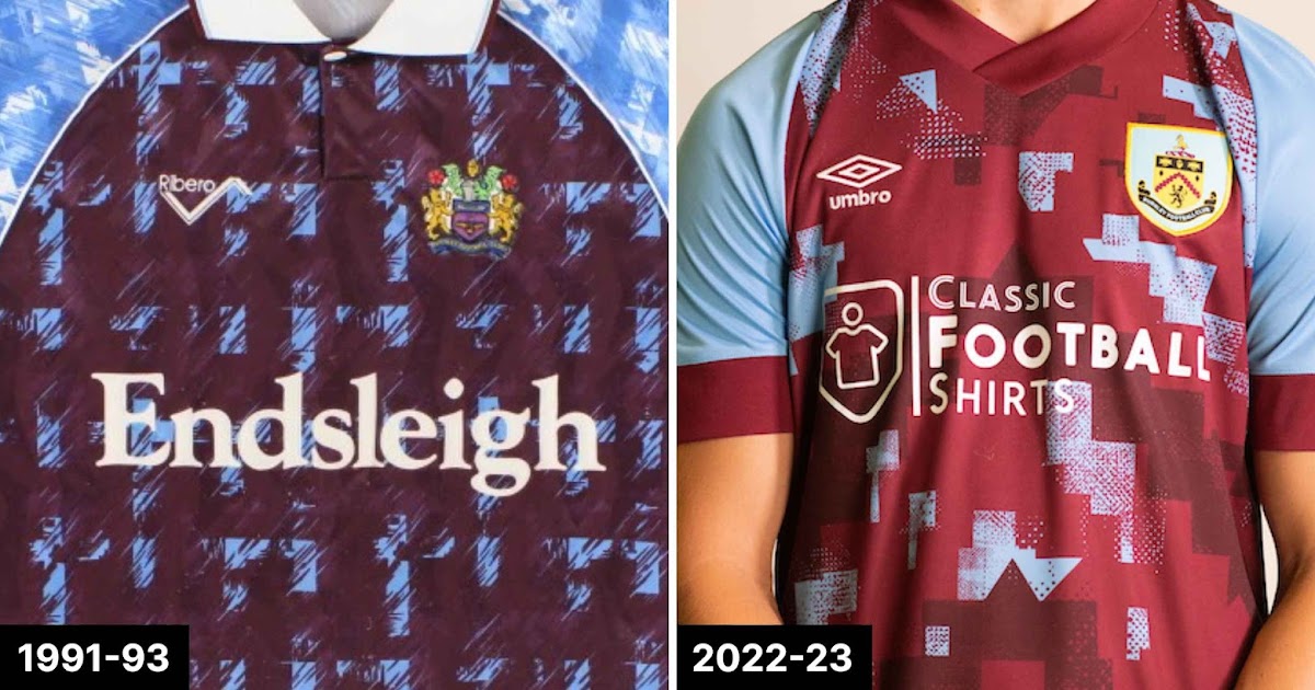 burnley fc classic football shirts