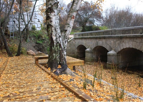 Puente de Piedra o de la Mina, en Bustarviejo