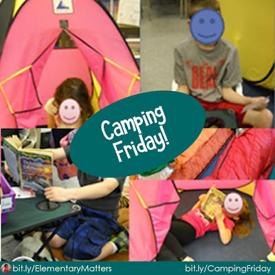 Camping Friday! We celebrated our learning all week with a camping theme. See what we did!