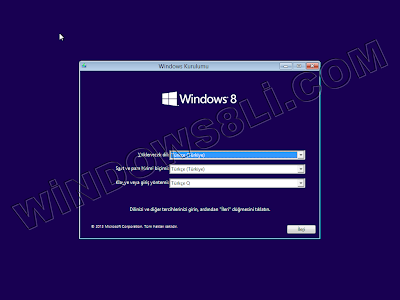 Windows 8.1 Kurulum