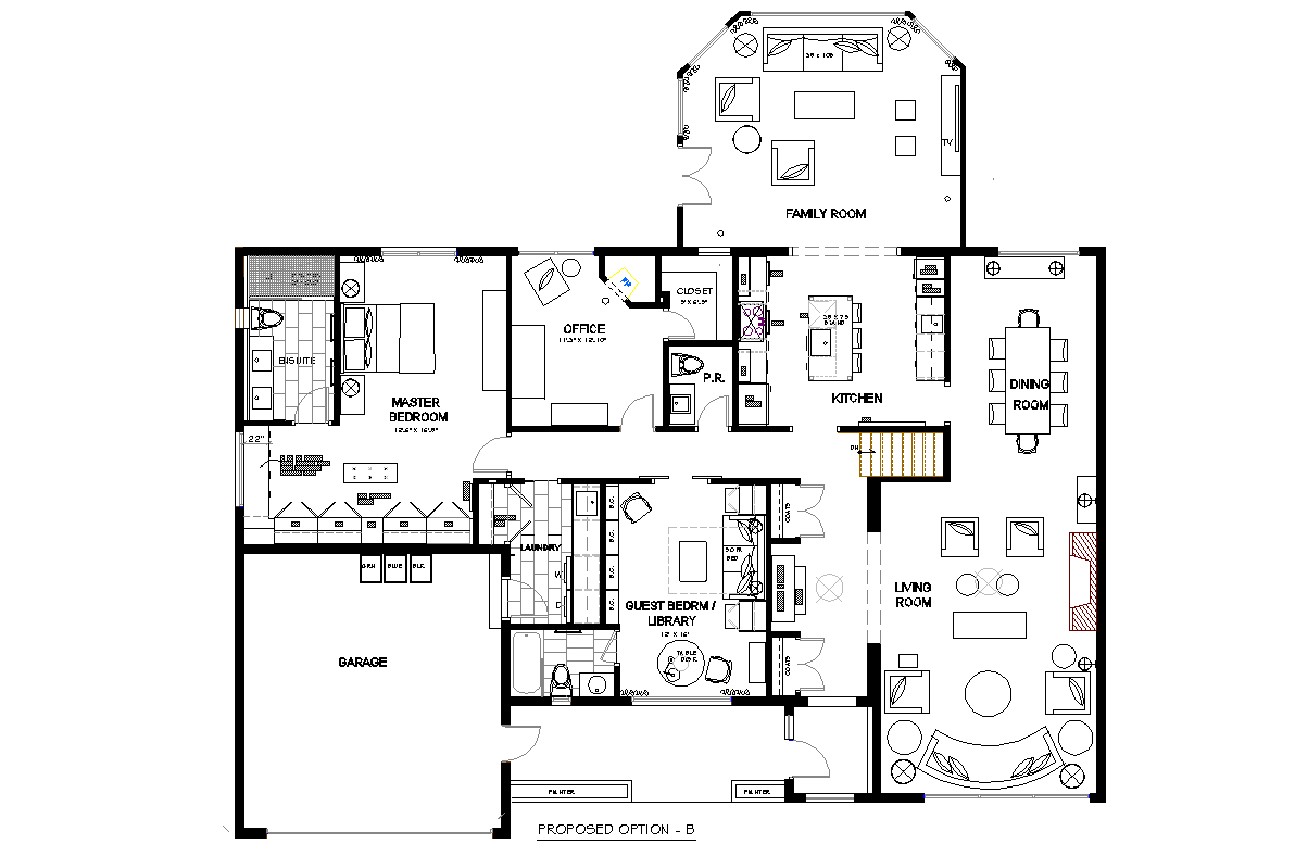 Bungalow OpenConcept House Plans