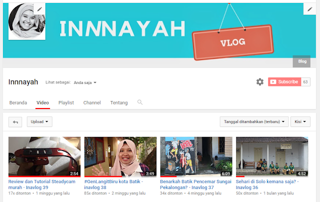 channel youtube innnayah