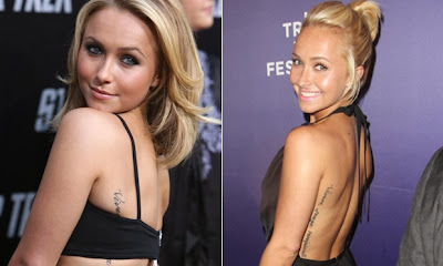 Tatuagens famosas Hayden Panettiere