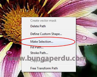 seleksi menggunakan pen tool