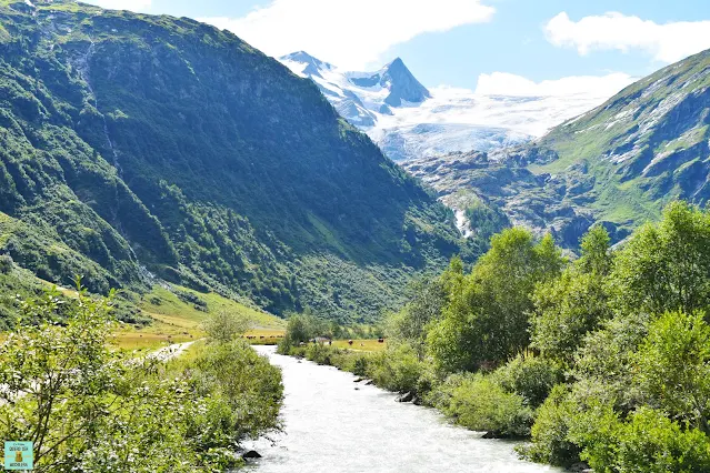 Valle de Gschlösstal en Osttirol, Austria