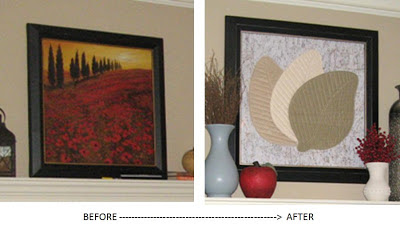 Framed Art Before and After
