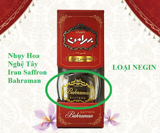 Nhụy Hoa Nghệ Tây Iran Saffron Bahraman Cứu Tinh Cho Người Gầy