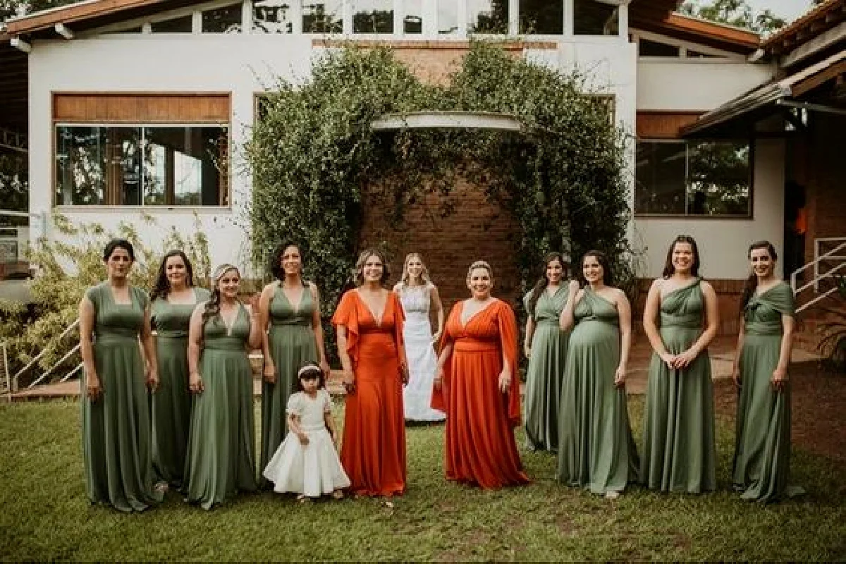 Casamento Marrom e Verde