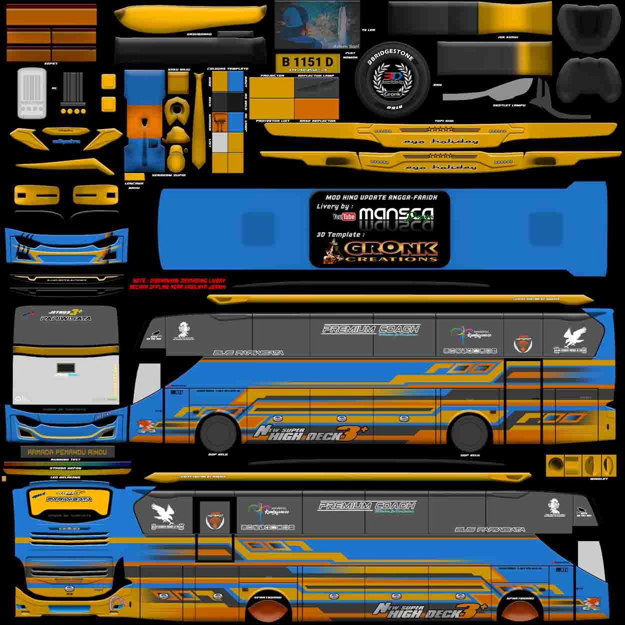 livery shd hino rk8