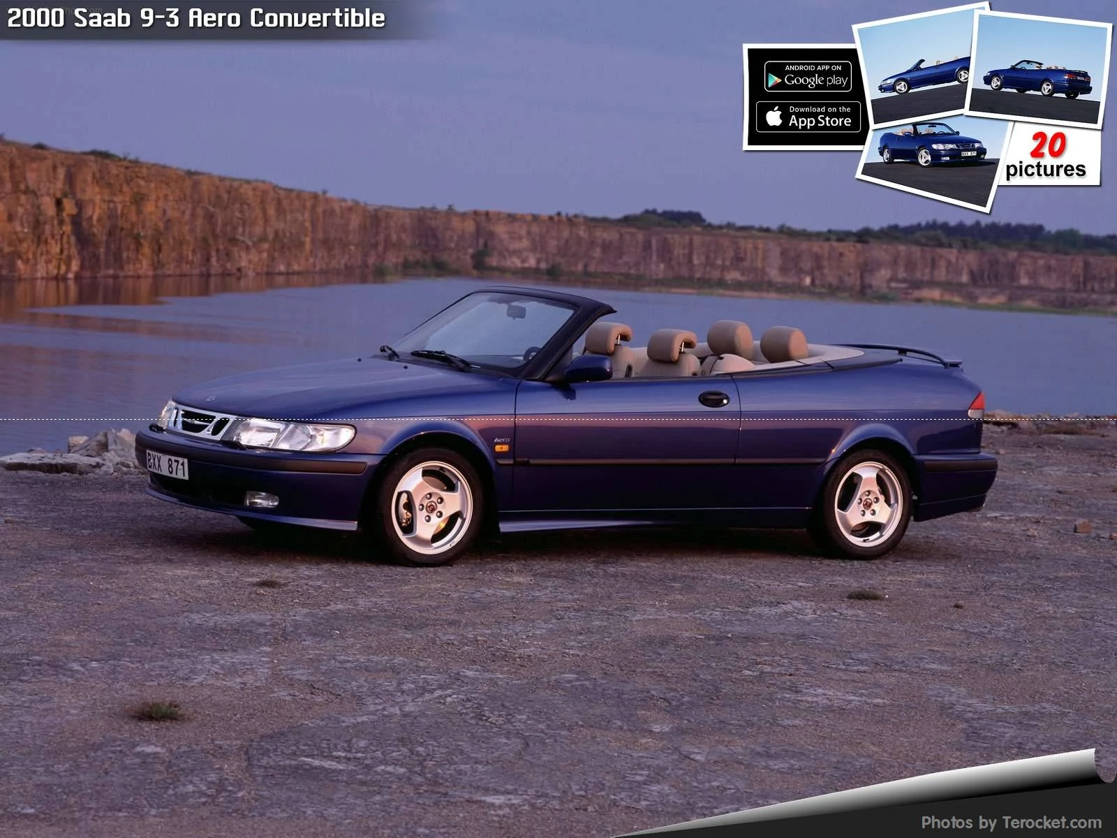 Hình ảnh xe ô tô Saab 9-3 Aero Convertible 2000 & nội ngoại thất