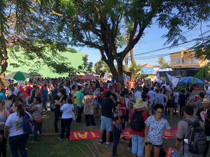 Ato contra a reforma da previdência paralisa aulas em cidades de Rondônia