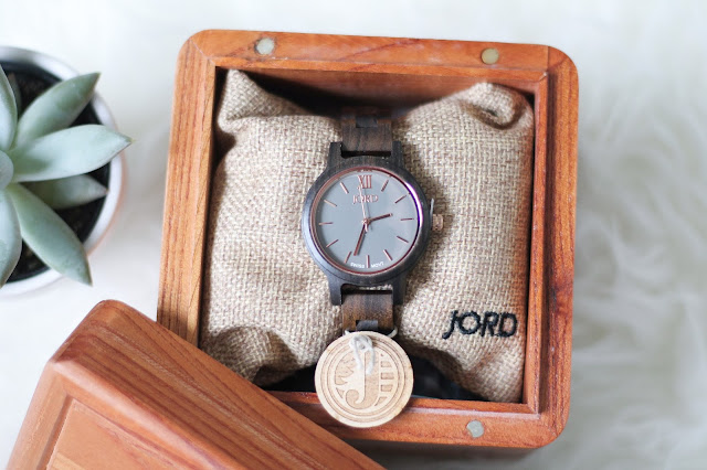 JORD Women's Watch Dark Sandalwood & Slate