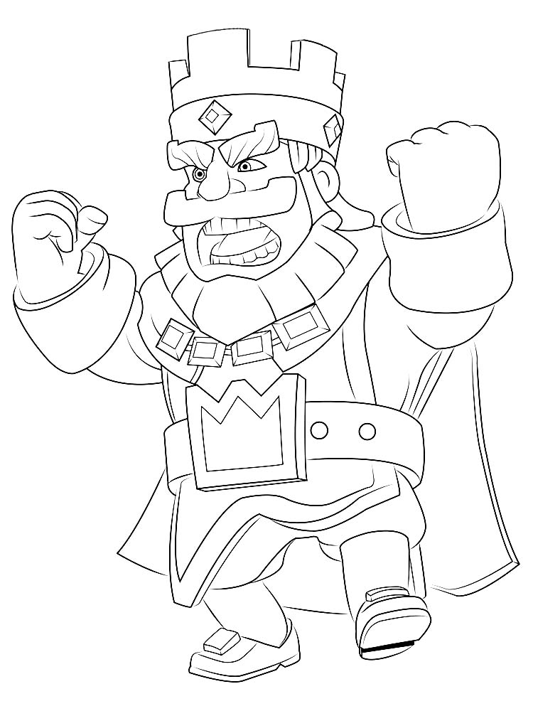 download clash royale coloring pages printable