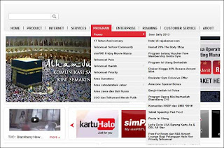 Website Asli Telkomsel 