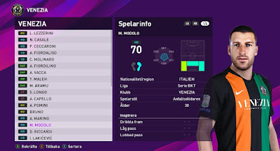 PES 2020 Faces Marco Modolo by Random Facemaker