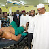 Buhari visits Abuja bomb blasts victims