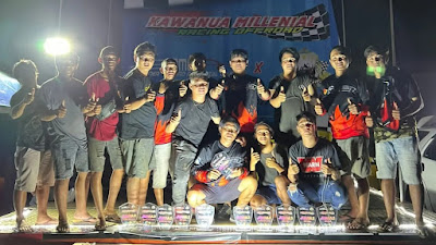 Singkatuang Team Borong Trophy Drag Race Kawanua Milenial Racing Offroad 2022