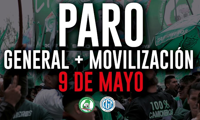 PARO y MOVILIZACIÓN EL 9 DE MAYO: Paraná sede de una gran convocatoria